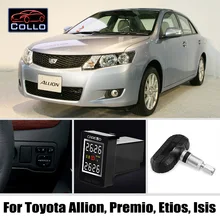 TPMS For TOYOTA Auris / Blade / Allex / Matrix / Wireless Tire Pressure Monitoring System Of Internal Sensors Embedded Install