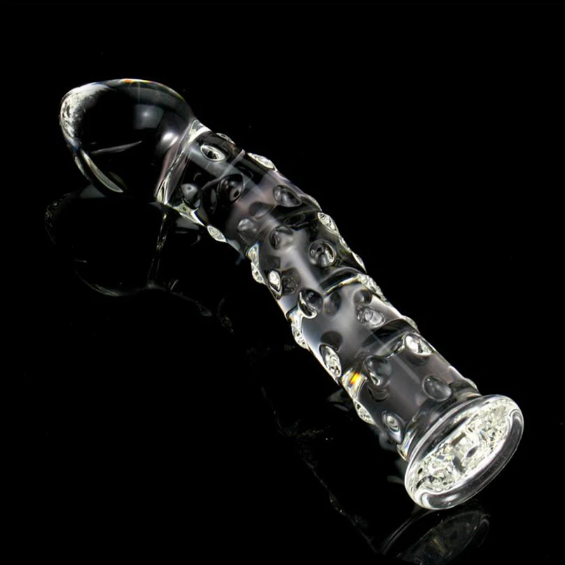 Хрустальное стекло Анальная пробка пирекс Dildos Dong женские интимные игрушки для