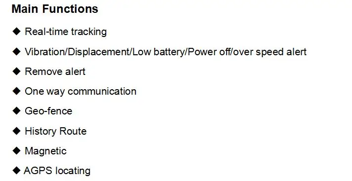 LK209 Functions