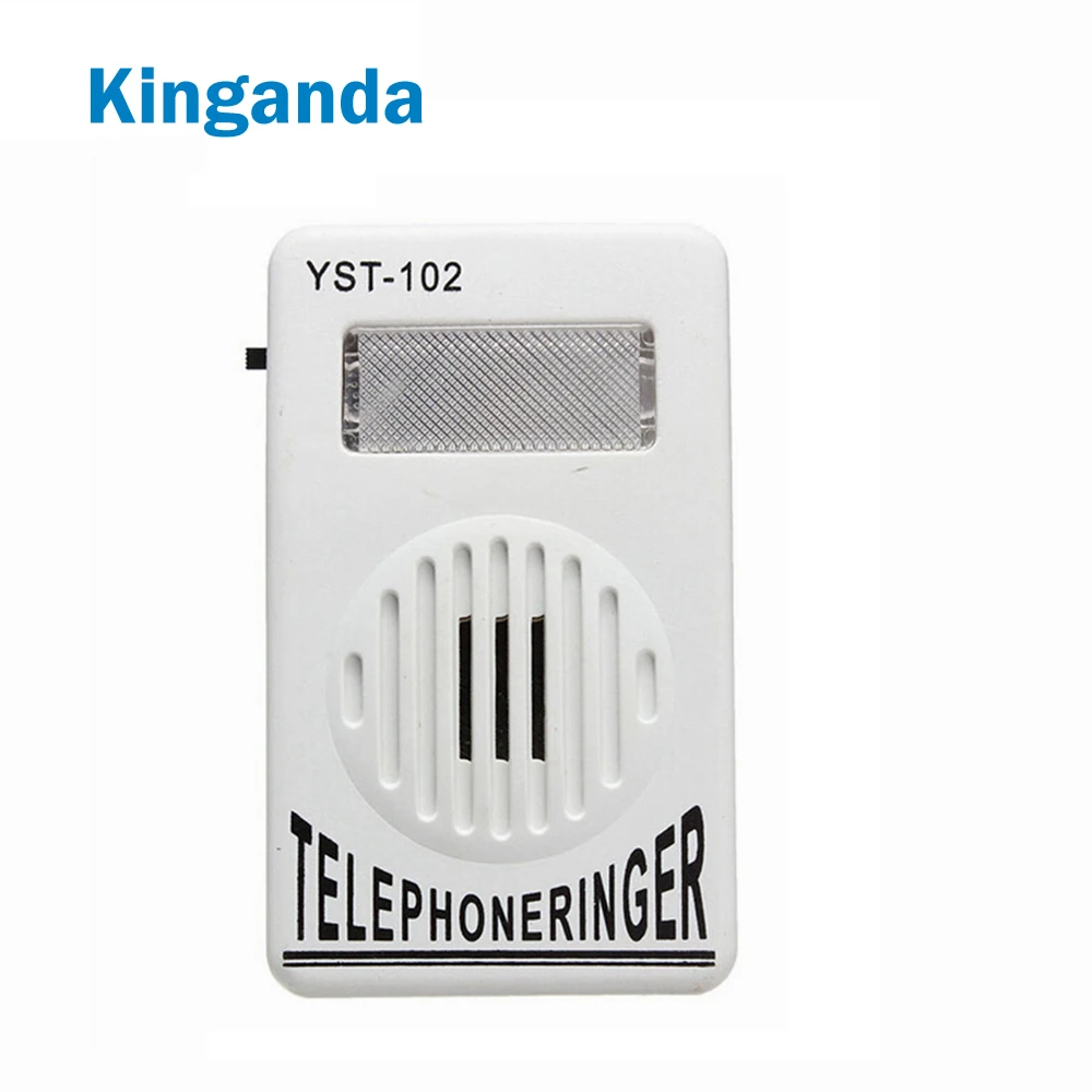 

Top Quality 95dB Extra-Loud Telephone Phone Ring Amplifier Ringing Help Strobe Light Bell Sound Landline Ringer Sound Ringtones