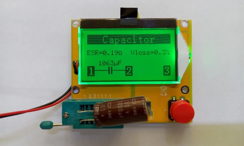 Free shipping, 2016 Newest Transistor Tester Capacitor ESR Inductance