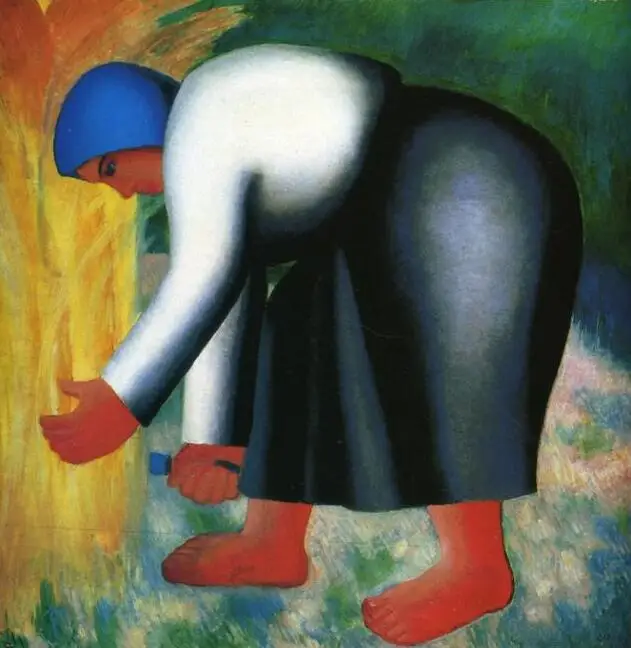 

High quality Oil painting Canvas Reproductions Reaper (1932) By Kazimir Malevich hand painted