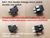 Original nuevo 100% DA7-10/2 de doble vínculo micro interruptor doble fila interruptor de límite paralelo de interruptor 10A 250VAC T85 5E4 ► Foto 1/4