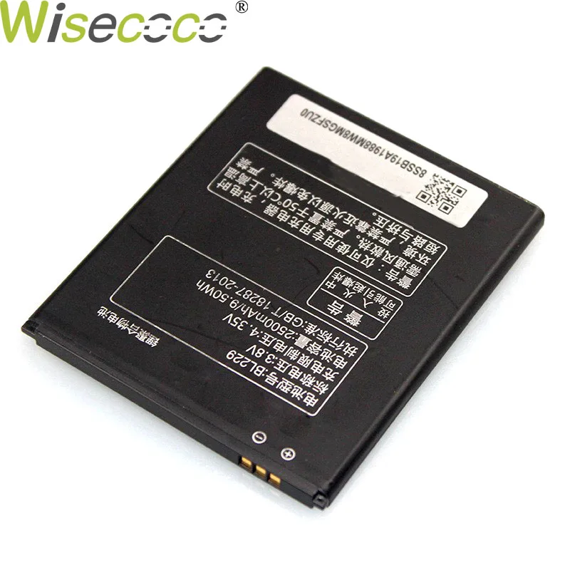 WISECOCO новый оригинальный аккумулятор 2500 мАч BL229 для Lenovo A8 A 8 A806 A808T 806 808T смартфон в
