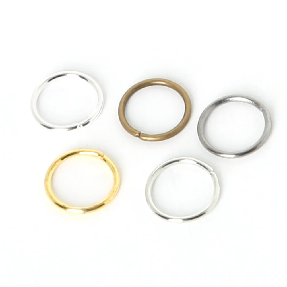 4mm 500Pcs Metal Split Jump Rings Open Connector DIY Jewelry Finding