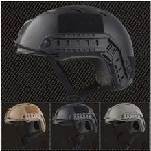 В магазине Быстрый Шлем тактический Emerson БЫСТРО База прыжок Шлем BJ PJ Тип Велоспорт BUMP страйкбол военные шлемы
