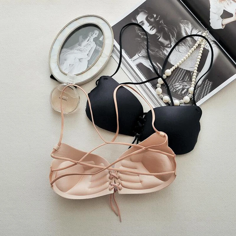 Бюстгальтер пуш ап с мягкими чашечками на шнуровке|bralette sexy|fashion bralettea cup |