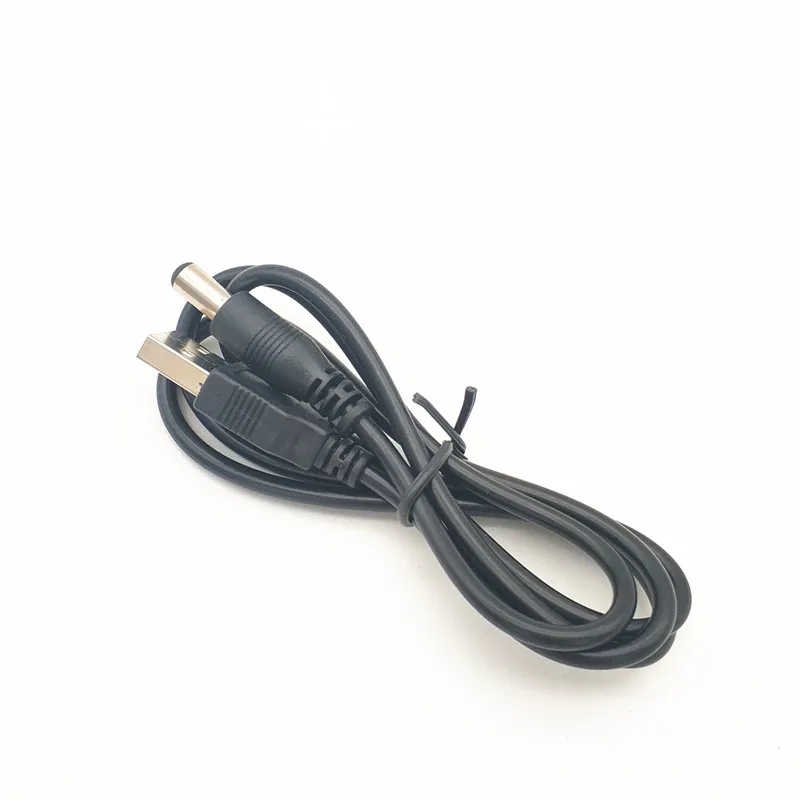Высокое качество 70 см USB порт 5 5x2 1 мм В DC бочонок Jack разъем питания кабель черный