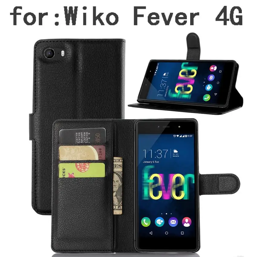 Для coque Wiko Fever 4G Чехол кошелек Флип кожаный и силиконовый задний кожаный футляр для Wiko Fever 4G P30 чехол чехлы для телефонов сумка сумки