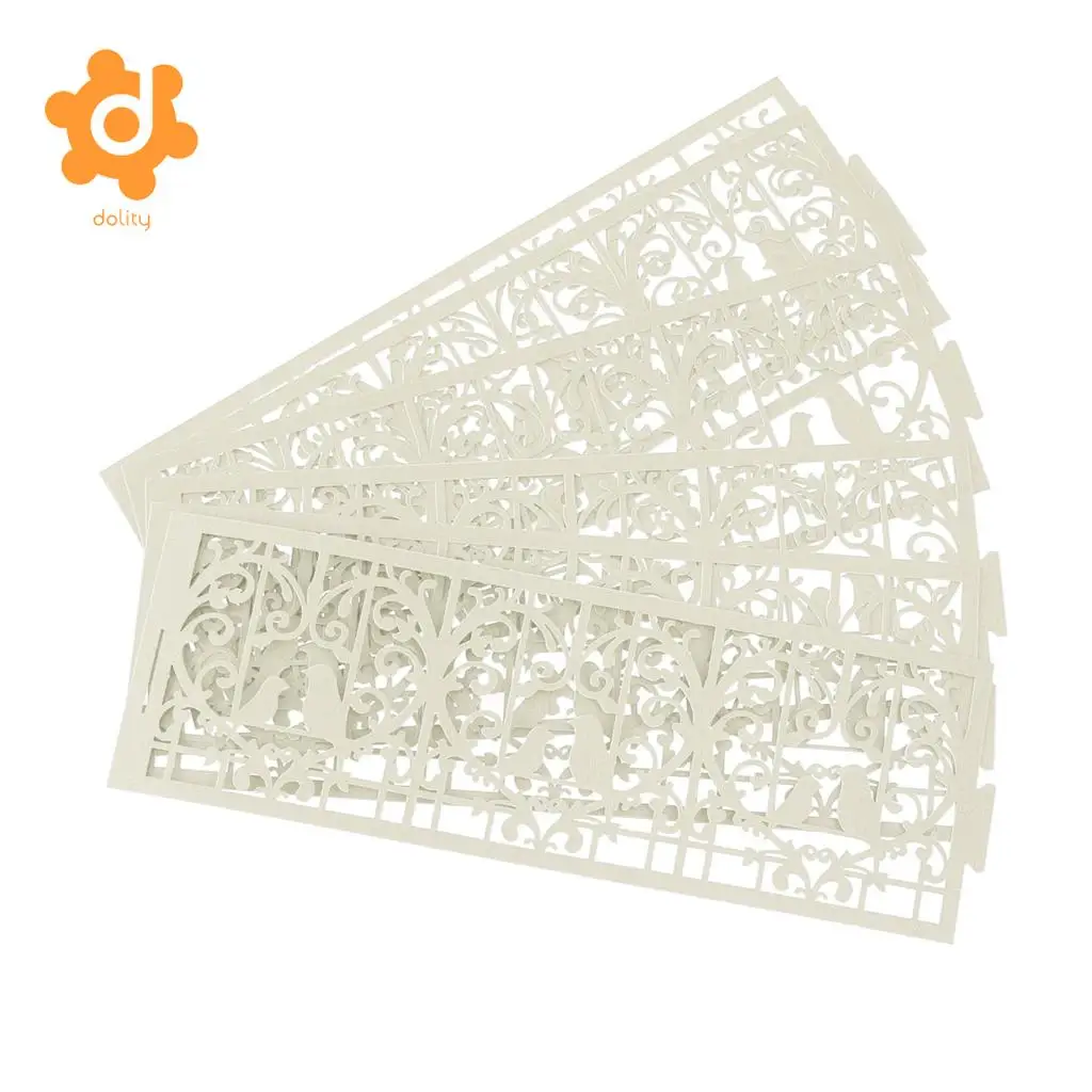 12Pcs Love Birds Heart LED Tea Light Holders Wedding Xmas Decor White+Silver