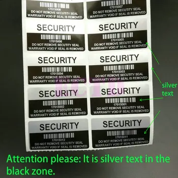

1000 WARRANTY VOID IF REMOVED With Serial Number And Barcode