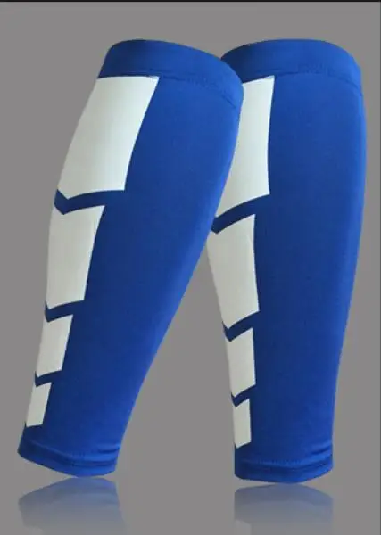 YWYD 1 пара(2 шт) многофункциональные щитки для голени футбольные защитные подушечки для голени Компрессионные рукава футбольные спортивные инструменты для бега - Цвет: Blue