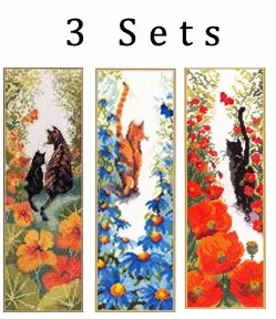 Counted Cross Stitch Kit Follow Me Cat Kitty bothy threads
