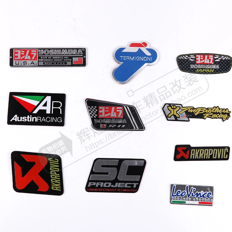 

3M yoshimura stickers leovince Ar cnc yoshimura termignoni Stickers akrapovic Motorcycle Exhaust Pipes Decal m4