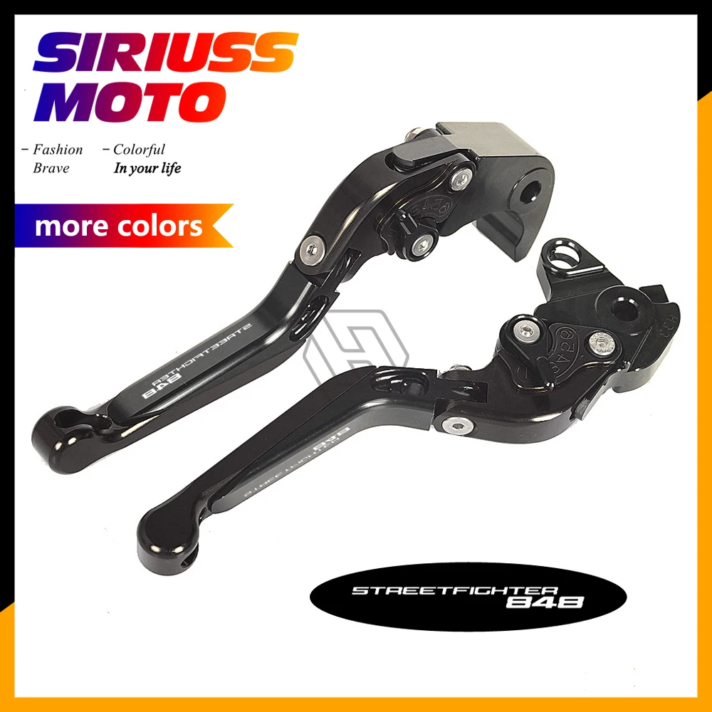 

CNC Motorcycle Foldable Lever Motocross Brake Clutch Levers Case for Ducati STREETFIGHTER 848 2012-2015