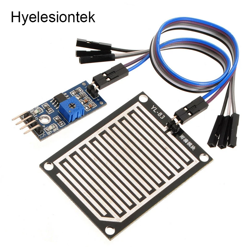 Sensore pioggia Gocce di pioggia Acqua Modulo di rilevamento delle gocce di pioggia per Arduino Raspberry Pi