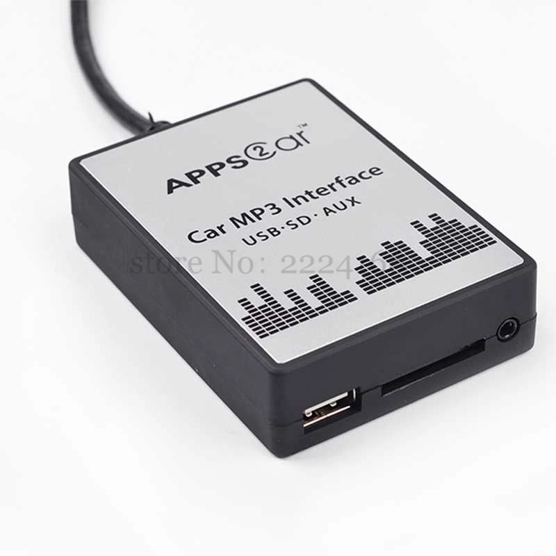 USB SD AUX Автомобильный MP3 музыкальный интерфейс плеер адаптер CD машина замена для
