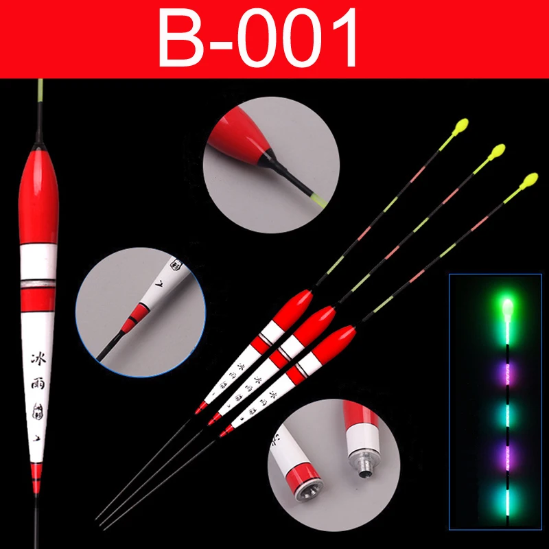 Светодиодный светящийся рыболовный поплавок Balsa высокой яркости поплавок ночной Светильник рыболовные поплавок электронные ночные рыболовные снасти аксессуар
