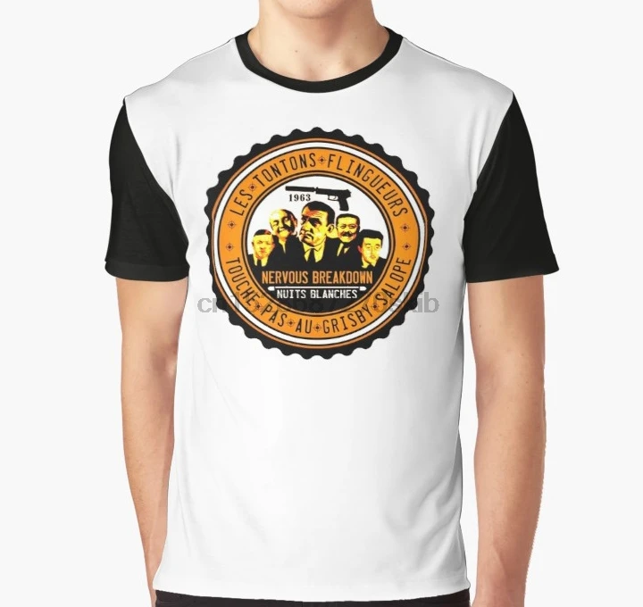 

All Over Print 3D Tshirt The Tontons Flingueurs Full Print Big print Graphic T Shirt