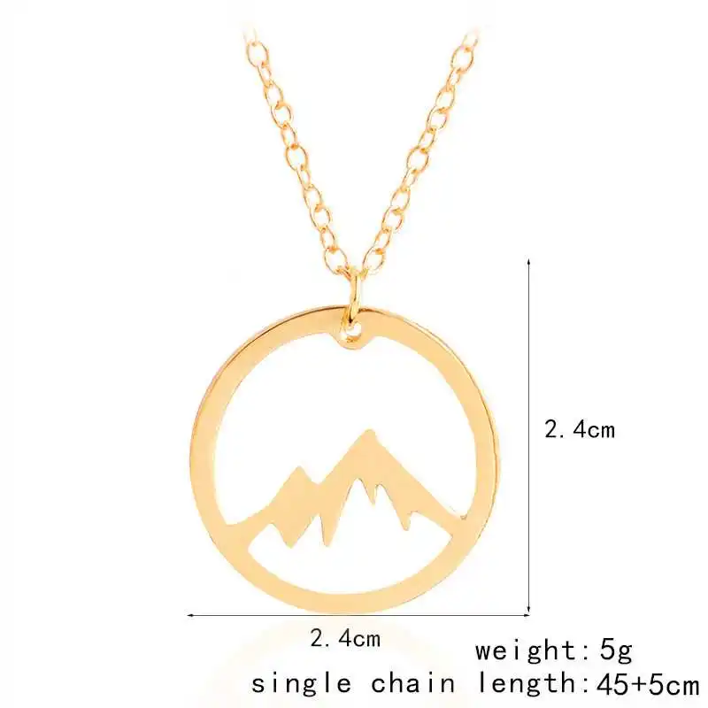 Gift-Empty-Mountain-Necklace-Accessories-Cheap-Women-Pendant-Jewelry-Alloy-Men-Simple-Fashion-Necklace-Creativity-Temperament