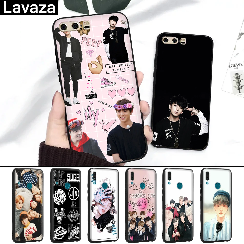 

Lavaza BTS JUNG KOOK V SUGA Silicone Case for Huawei P8 Lite 2015 2017 P9 2016 Mini P10 P20 Pro P Smart 2019