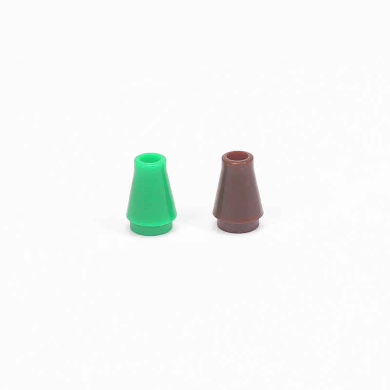 

Moc Cone 1 x 1 with Top Groove 4589B DIY Building Enlighten Block Bricks Compatible