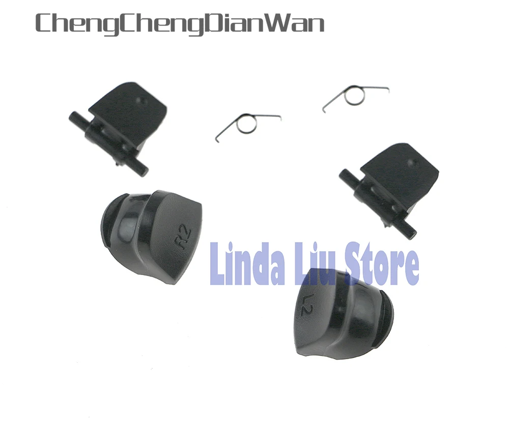 ChengChengDianWan 100 компл./лот Замена Новый JDS 030 JDM L2 R2 Кнопка триггера с пружинами для PS4