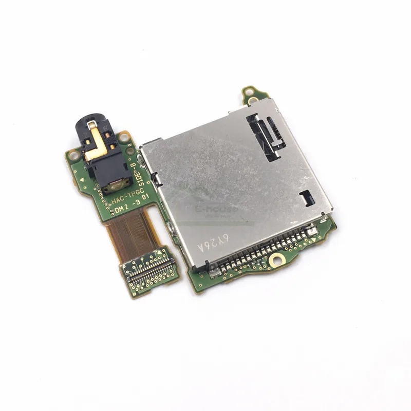 

E-house Game Card Slot Socket with Headset Motherboard PCB Board replacement for Nintend Switch NS Game Console