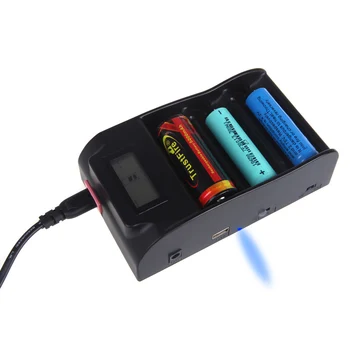 

2017 Intelligent Trustfire TR-008 Three slots lithium battery charger for Li 18650 25500 26700 26650 32650