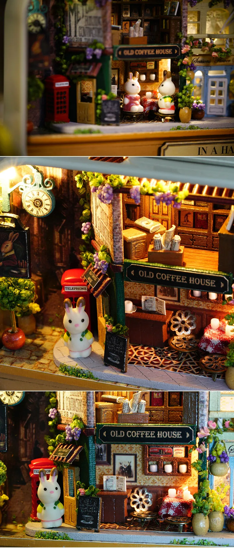 Casa de Boneca Casa de Bonecas em Miniatura Miniaturas de Madeira Brinquedos para o Natal e Presente Móveis Artesanais Faça Você Mesmo s em Miniatura 3d Aniversário v5 2 Cheap ArquiteturaCasa DIYMiniaturas