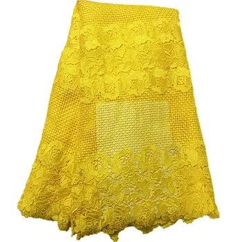 

Hot Sale African Lace fabric guipure lace fabric nigerian lace fabric 2019 high quality lace For Wedding