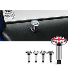 2 pçs estilo do carro pino da porta decoração capa parafuso círculo guarnição para bmw mini coopers um f54 f55 f56 f60 r55 r56 r60 r61 acessórios