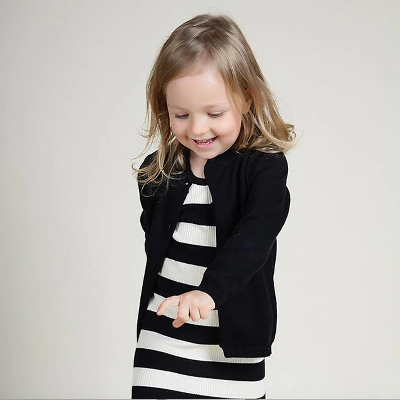 Baby Children Clothing Boys Girls Candy Color Knitted Cardigan Sweater 13 Color Kids Spring Summer Autumn Cotton Outer Wear