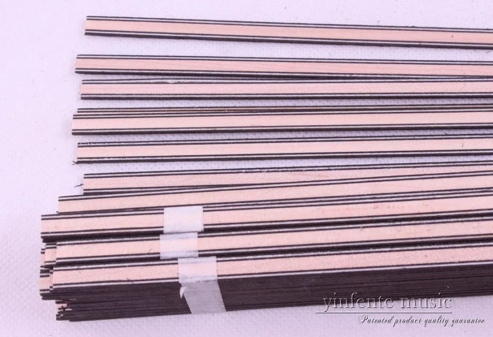 

50 полосок LUTHIER PURFLING, инкрустация MARQUETRY 640x6x1,2 мм #82