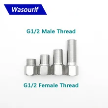 WASOURLF G1/2 наружная резьба передачи G1/2 внутренняя резьба разъем душ для ванной комнаты кухонный медный кран аксессуары