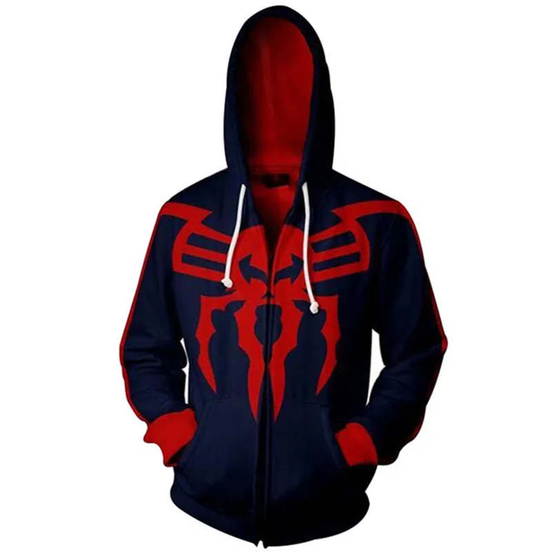 

Revenge Alliance Sweatshirt Spiderman Movie Cosplay 3D Sweatshirt Hoodie Men 3D Hoodies Set Zipper