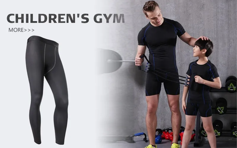 Yuerlian Gym Leggings Sports Tight Fitness Kids Football Kits /17 Sportswear Basketball Jersey Running Pants Boys And Girls