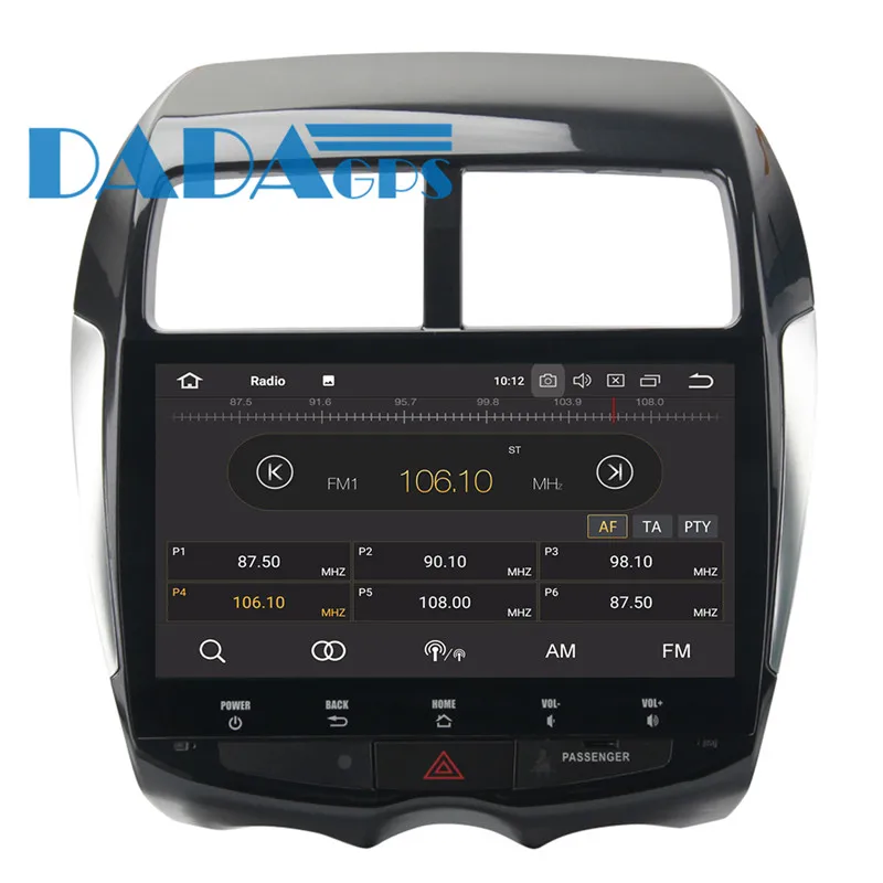 Discount 10.2 inch Android 8.0 7.1 Car Radio GPS for MITSUBISHI ASX RVR Outlander Sport 2010 2011 2012 2013 2014 no DVD Player Multimedia 12