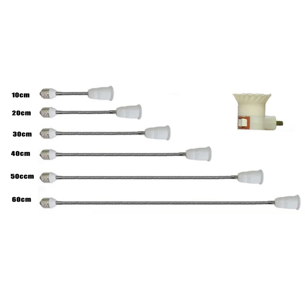 Запчасти адаптер лампы домашний свет гибкий разъем лампа конвертер E27