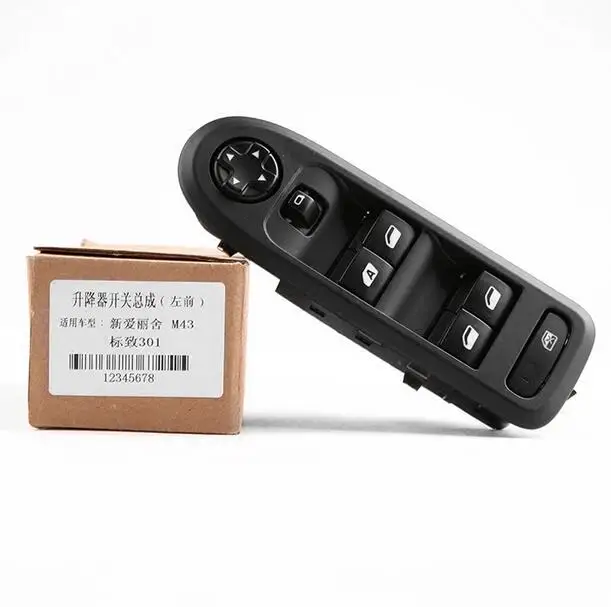 car window switch for new Elysee Peugeot 301 left front car door window