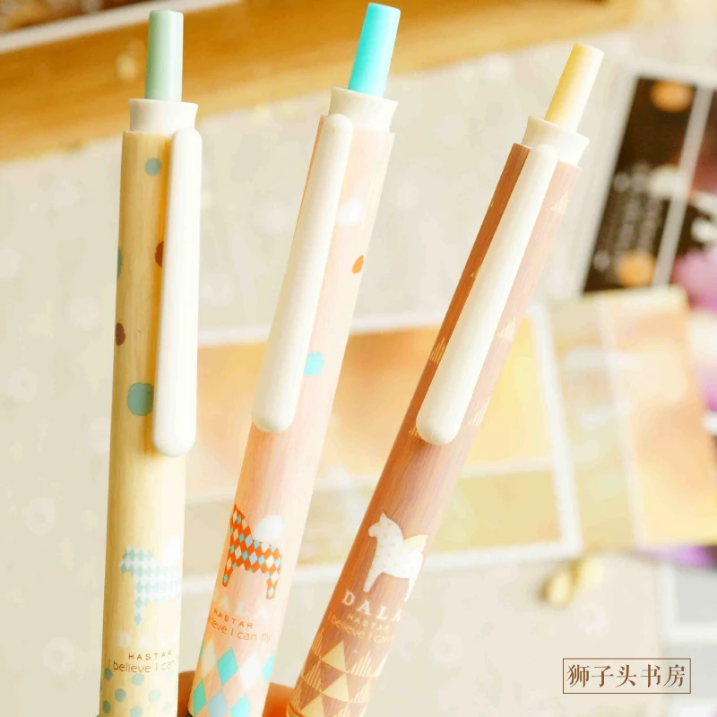 

12 PCS korea stationery chenguang trojan press the unisex pen gel pen