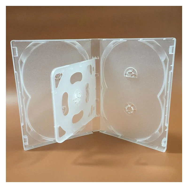 

188X135X20mm BRAND NEW 1PCS 6DVD Transparent Soft Plastic Case Hold Insert / 6 Disc