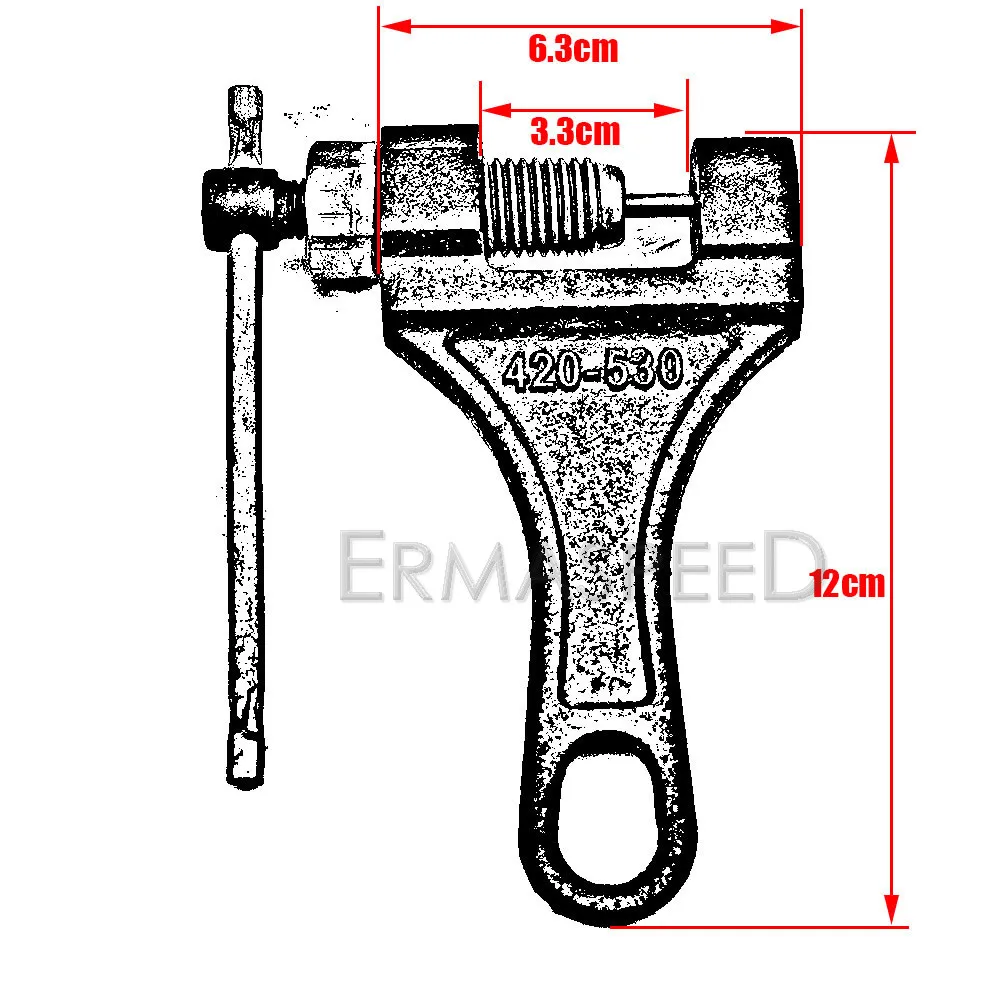 420/428/520/525/530 цепь мотоцикла клепальщик прерыватель цепи Удалить Набор инструментов Универсальный Для Honda Kawasaki BMW Yamaha Piaggio