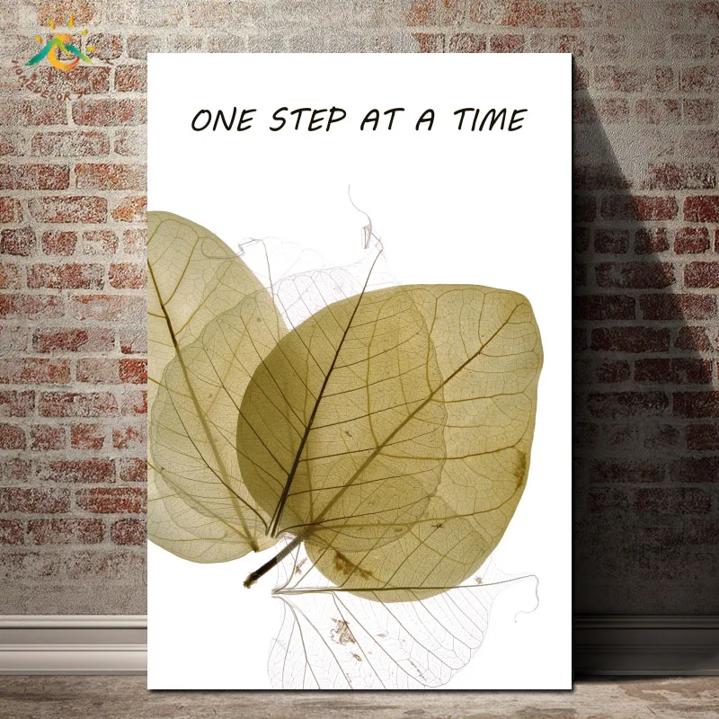 

Modern Nordic Canvas Painting Modern Prints Plant Leaf Art Posters Prints Wall Poster Framed Wall Pictures for Living Room