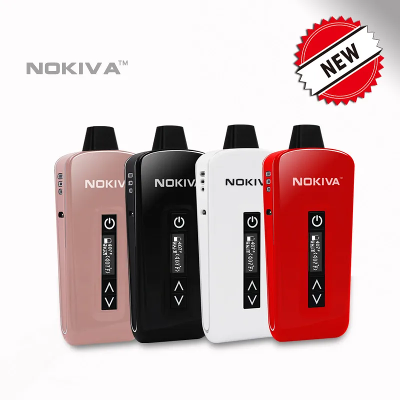 Original Aristech Nokiva e cigarette new dry herb vapor pen starter kit nokiva e cig vaporizer black mamba