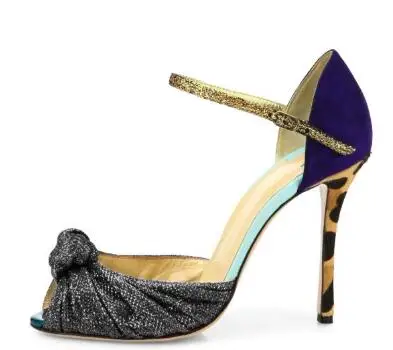 

Moraima snc Super High Solid Thin Heels Sandals Crystal Rome Style Sandals Grey Glitter Evening Shoes Peep Toe Sparkly Sandals