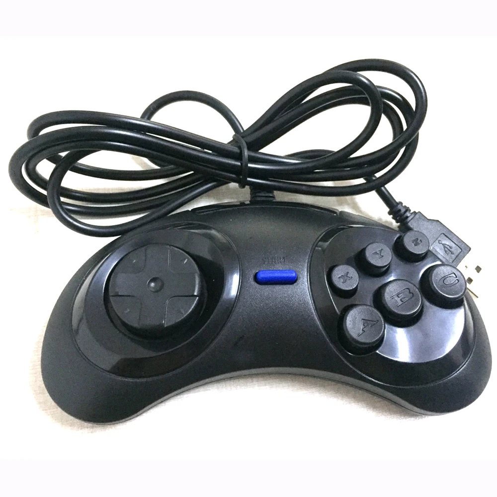Классический 6 кнопок USB геймпад игровой контроллер Joypad не для SEGA (для sega стиль)
