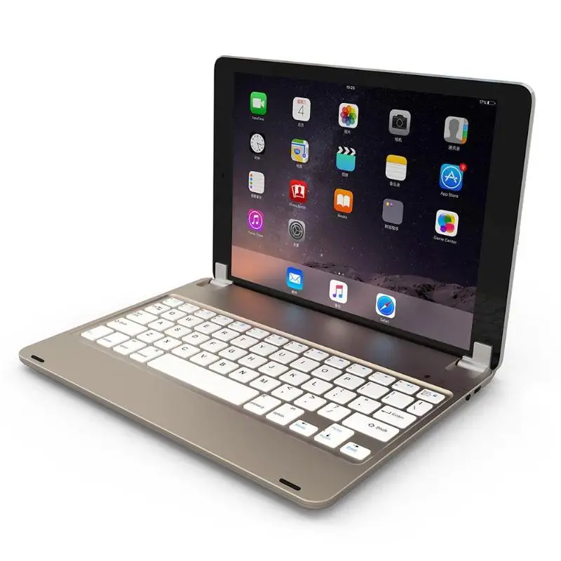 

Bluetooth Wireless Keyboard F17 Rotation Slotted Wireless Keypad 78 Keys Smart Dormancy Wireless for iPad Pro9.7 Air2 Table