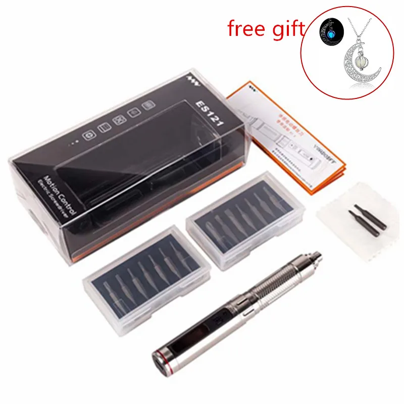 

ES121 Mini Electric Screwdriver Smart Precision Lithium Battery Cordless LED Display Screwdriver Bit Set For Phone Repair