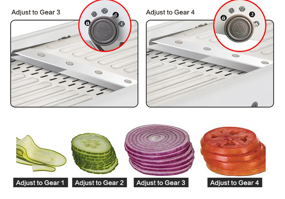 Multifunctional Manual Vegetable Cutter Mandolin Slicer Carrot Grater Kitchen Accessories